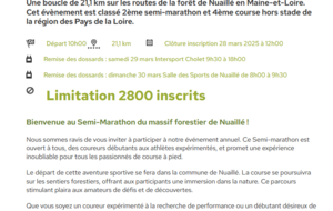 semi marathon de Nuaillé - 30 mars 2025