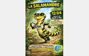 12/04/2026 Course d orientation organisée par le club Trail aventure de Corcoué