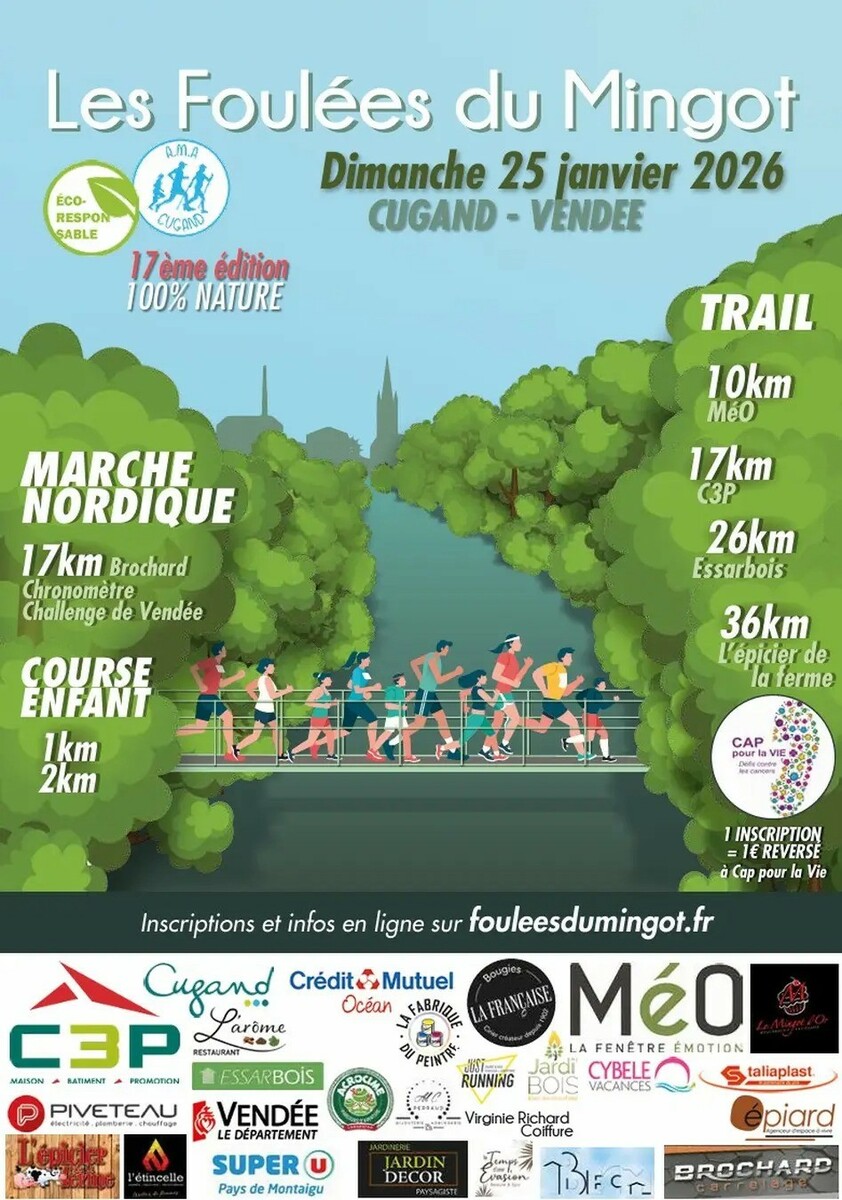 Les foulées du Mingot (Inscription le 1er/11/2025)
