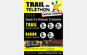 Trail du Telethon à Chateau-Thebaud