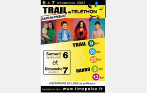 Trail du téléthon, Château-Thébaud